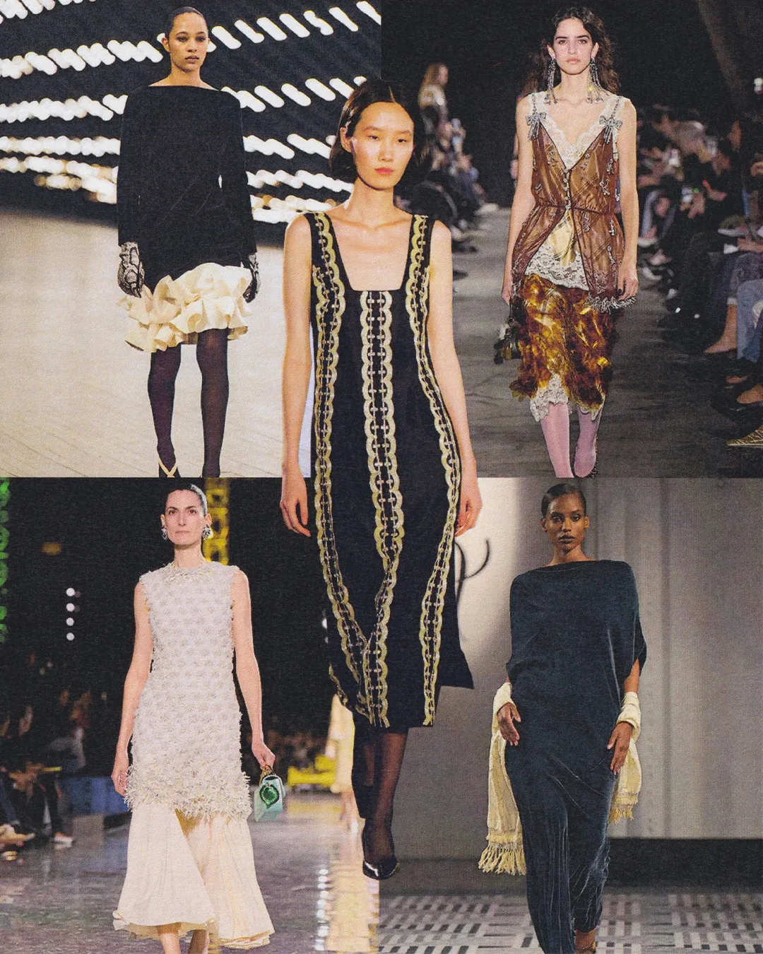 Fotos: Cortesía de Kallmeyer, Khaite, Rabanne, Chanel y Loro Piana